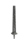 Preview: Abspannmast ca. 77 mm hoch