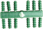 Preview: Rillen-Isolator Spur 0, grün 4,5 x 9,6 mm (24 Stück) {# 850}