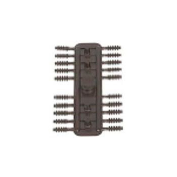 Rillen-Isolator braun 1,9 x 6,0 mm (40 Stück) {# 167}