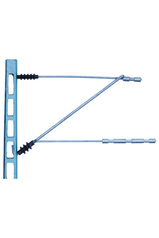 Gitter-Streckenmast mit Ausleger Klick (5 Stück) {# 1850}