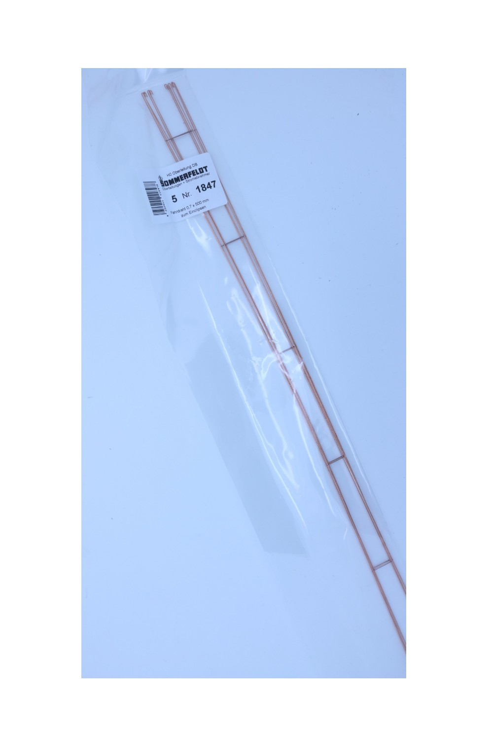 Fahrdraht verkupfert 0,7 x 500 mm Click (5 Stück) {# 1847}