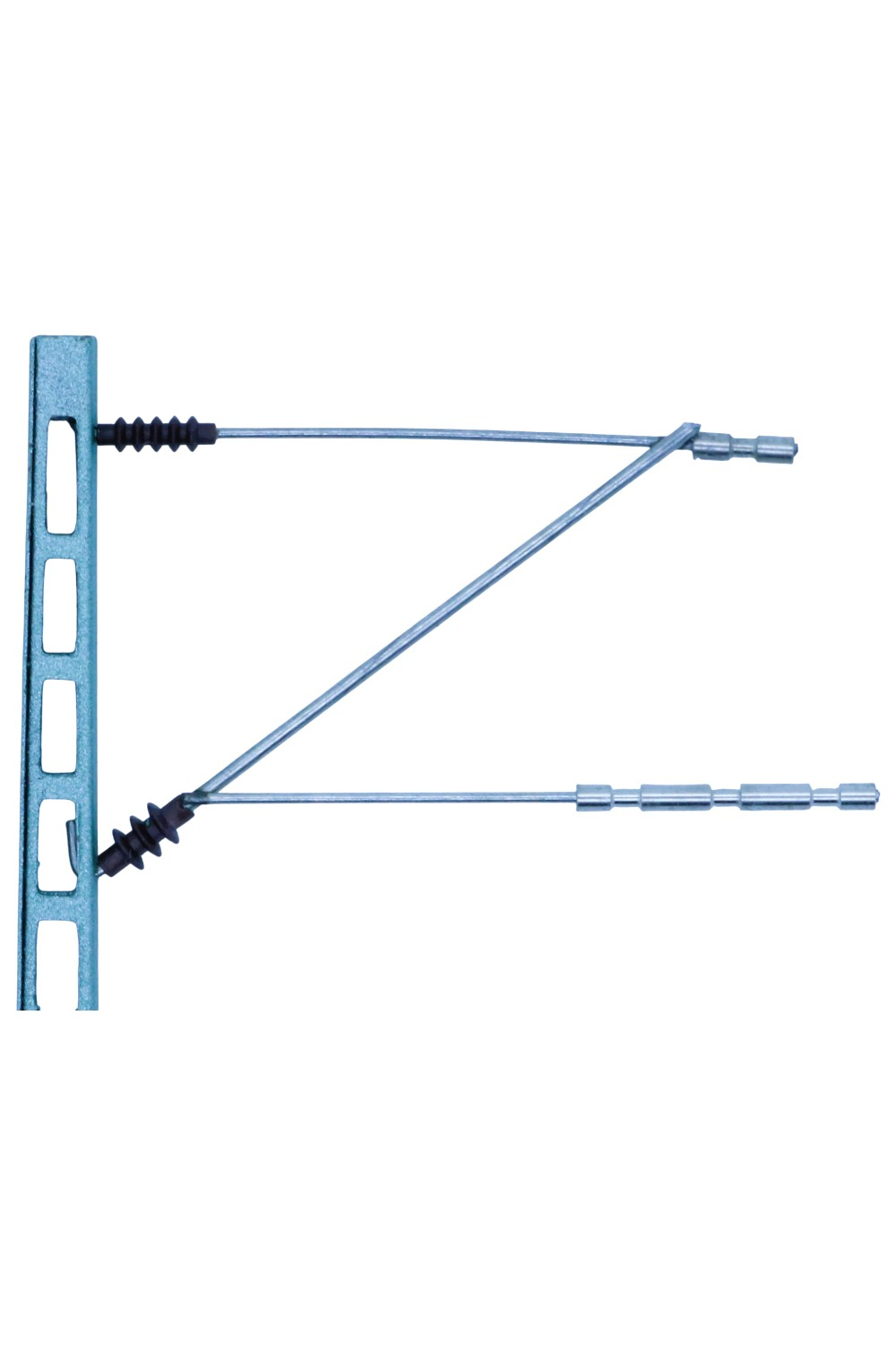 Gitter-Streckenmast mit Ausleger Klick (5 Stück) {# 1850}
