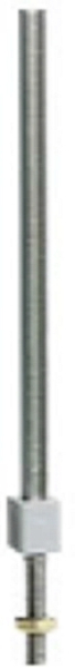 H-Profil-Mast aus Neusilber, 53 mm hoch