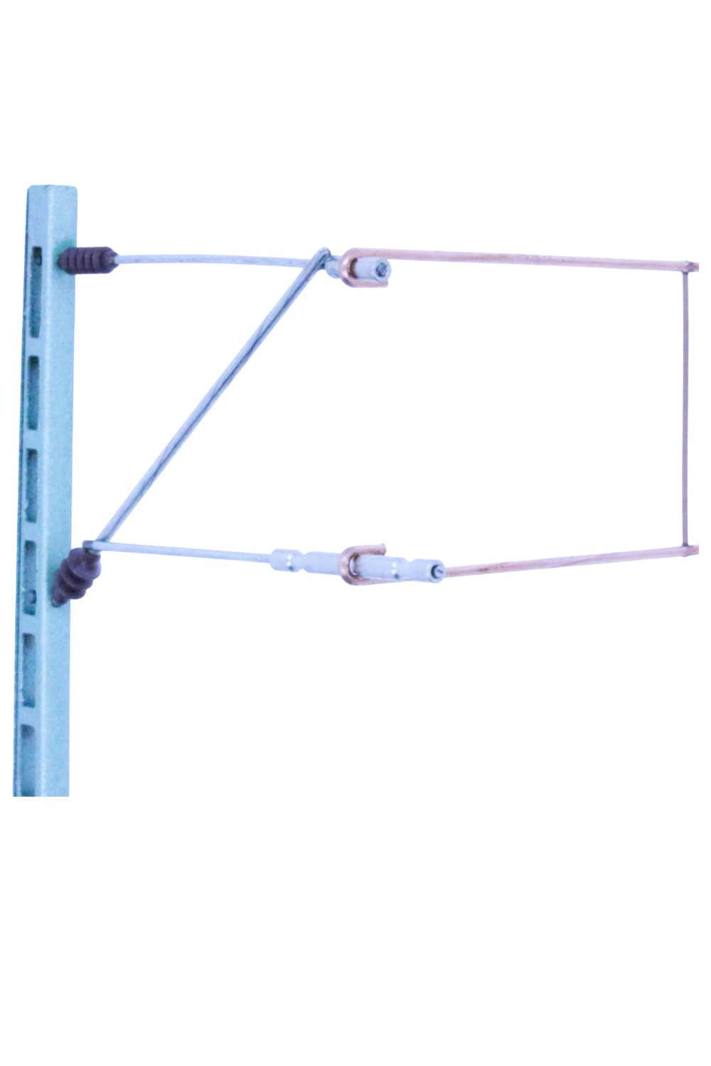 Gitter-Streckenmast mit Ausleger Klick (5 Stück) {# 1850}