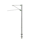 Beton-Streckenmast, Aluminium